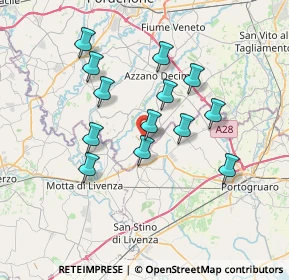 Mappa Via del Donatore, 33076 Pravisdomini PN, Italia (6.20462)