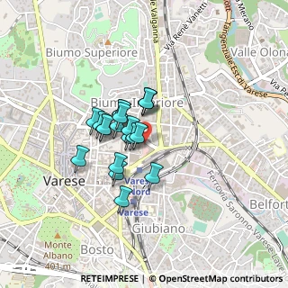 Mappa Via Domenico Adamoli, 21100 Varese VA, Italia (0.282)
