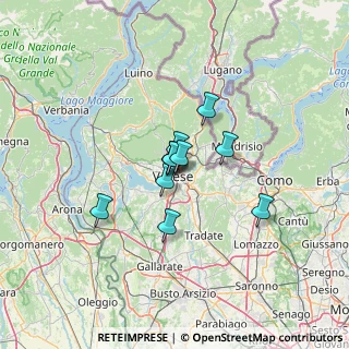 Mappa Via Luini Bernardino, 21100 Varese VA, Italia (7.57545)