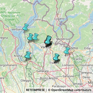 Mappa Via Luini Bernardino, 21100 Varese VA, Italia (8.349)