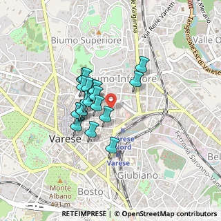 Mappa Via Luini Bernardino, 21100 Varese VA, Italia (0.3065)