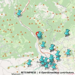 Mappa Via Villanova, 36020 Solagna VI, Italia (5.7755)