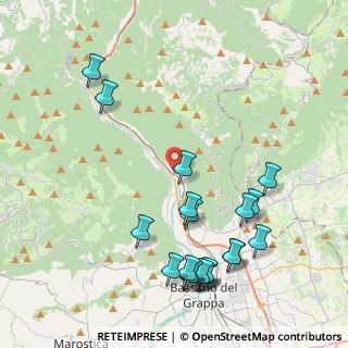 Mappa Via Villanova, 36020 Solagna VI, Italia (4.86)