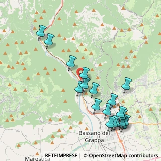 Mappa Via Villanova, 36020 Solagna VI, Italia (4.61526)