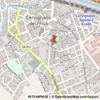 Mappa Via Trieste, 52, 33052 Cervignano del Friuli, Udine (Friuli-Venezia Giulia)