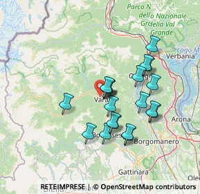 Mappa Frazione Scopelle, 13019 Varallo VC, Italia (11.8195)
