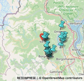 Mappa Frazione Scopelle, 13019 Varallo VC, Italia (10.5495)