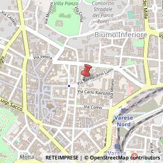 Mappa Via Bernardino Luini, 4, 21051 Arcisate, Varese (Lombardia)