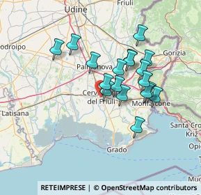Mappa Via del Mercato, 33052 Cervignano del Friuli UD, Italia (11.29)