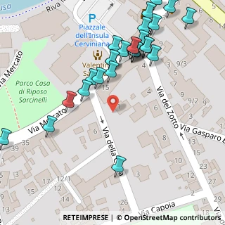 Mappa Via del Mercato, 33052 Cervignano del Friuli UD, Italia (0.07481)
