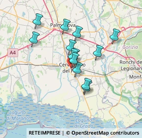 Mappa Via del Mercato, 33052 Cervignano del Friuli UD, Italia (5.43)