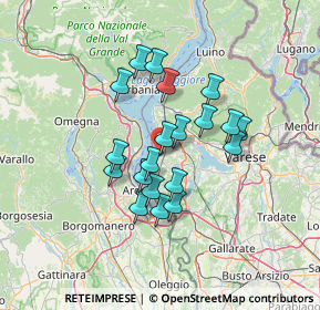 Mappa Via Monte Dei Nassi, 21027 Ispra VA, Italia (10.7345)