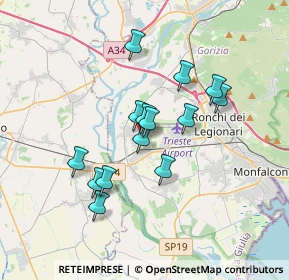 Mappa Via S. Pellico, 34070 Turriaco GO, Italia (2.81786)