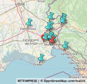 Mappa Via Alessandro Volta, 34070 Turriaco GO, Italia (10.40267)