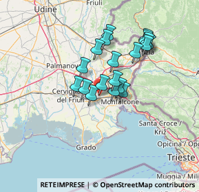 Mappa Via Alessandro Volta, 34070 Turriaco GO, Italia (10.69421)