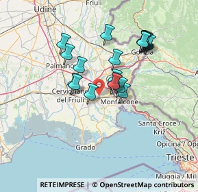 Mappa Via Alessandro Volta, 34070 Turriaco GO, Italia (12.1135)