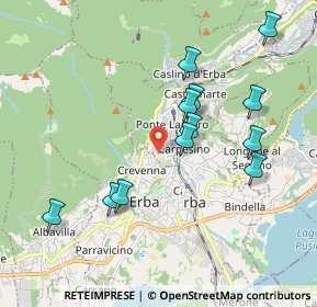 Mappa Via XXIV Maggio, 22037 Ponte Lambro CO, Italia (1.89167)