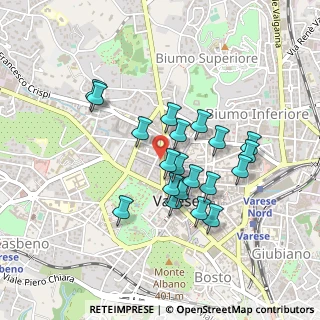 Mappa Via Francesco del Cairo, 21100 Varese VA, Italia (0.3775)