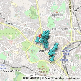 Mappa Via F. del, 21100 Varese VA, Italia (0.25737)
