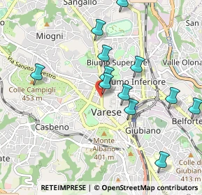 Mappa Via F. del, 21100 Varese VA, Italia (0.965)