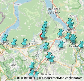 Mappa Via Roma, 22030 Eupilio CO, Italia (9.1165)