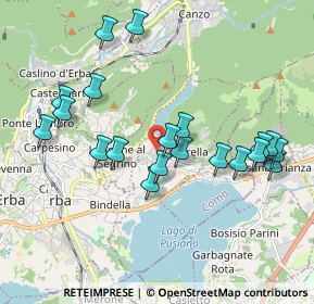 Mappa Via Roma, 22030 Eupilio CO, Italia (1.9175)