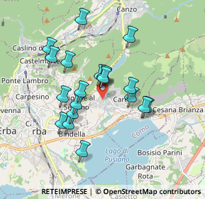 Mappa Via Roma, 22030 Eupilio CO, Italia (1.5255)