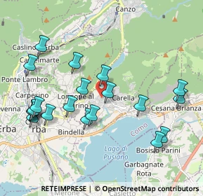 Mappa Via Roma, 22030 Eupilio CO, Italia (2.126)