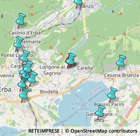 Mappa Via Roma, 22030 Eupilio CO, Italia (2.556)