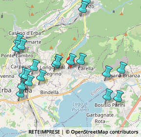 Mappa Via Roma, 22030 Eupilio CO, Italia (2.357)