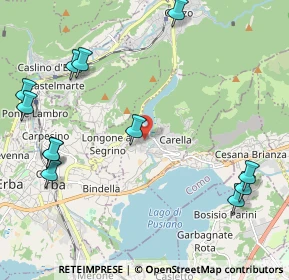 Mappa Via Roma, 22030 Eupilio CO, Italia (2.7125)