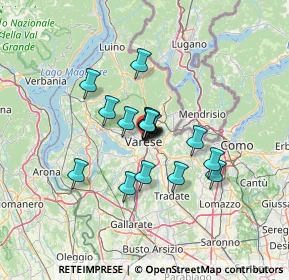 Mappa Via Giacomo Puccini, 21100 Varese VA, Italia (8.54529)