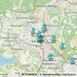 Mappa Via Giacomo Puccini, 21100 Varese VA, Italia (1.45182)