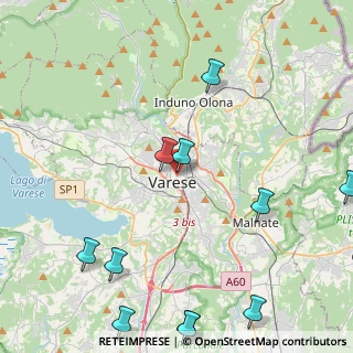 Mappa Via Giacomo Puccini, 21100 Varese VA, Italia (5.76455)