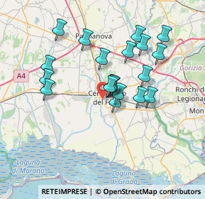 Mappa Via del Fiume Vecchio, 33052 Cervignano del Friuli UD, Italia (6.36737)
