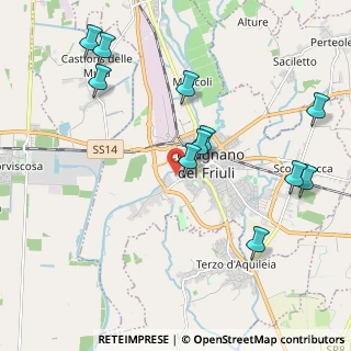 Mappa Via del Fiume Vecchio, 33052 Cervignano del Friuli UD, Italia (2.25182)