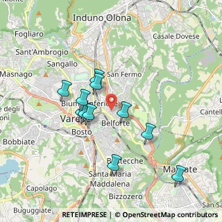 Mappa Via Brunico, 21100 Varese VA, Italia (1.59727)