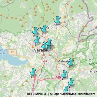 Mappa Via Brunico, 21100 Varese VA, Italia (4.00083)