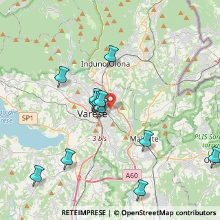 Mappa Via Brunico, 21100 Varese VA, Italia (4.265)