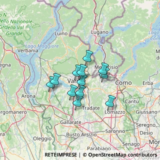 Mappa Via Brunico, 21100 Varese VA, Italia (8.97)