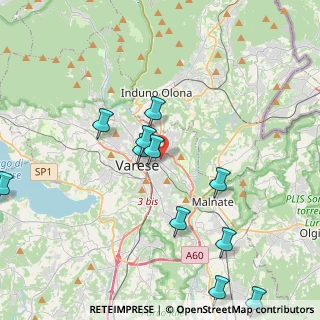 Mappa Via Molina Livio, 21100 Varese VA, Italia (4.48)