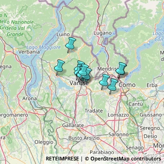 Mappa Via Cortina d'Ampezzo, 21100 Varese VA, Italia (6.74923)