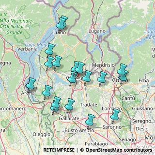 Mappa Via Cortina d'Ampezzo, 21100 Varese VA, Italia (15.539)