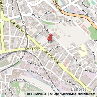 Mappa Via Livio Molina, 26, 21100 Varese, Varese (Lombardia)