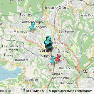 Mappa Via Donizetti Gaetano, 21100 Varese VA, Italia (0.54933)