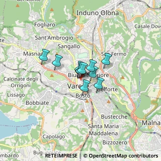Mappa Via Donizetti Gaetano, 21100 Varese VA, Italia (0.78818)