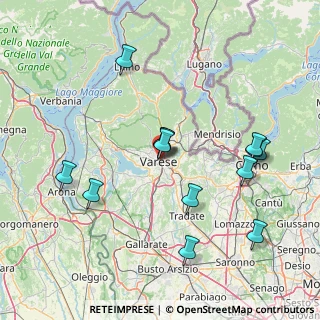 Mappa Via Bernardino Luini, 21100 Varese VA, Italia (15.61923)