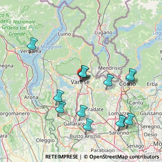Mappa Via Bernardino Luini, 21100 Varese VA, Italia (16.46643)
