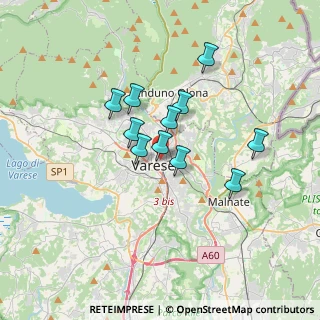 Mappa Via Bernardino Luini, 21100 Varese VA, Italia (2.59)