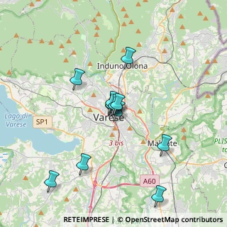 Mappa Via Bernardino Luini, 21100 Varese VA, Italia (3.44538)